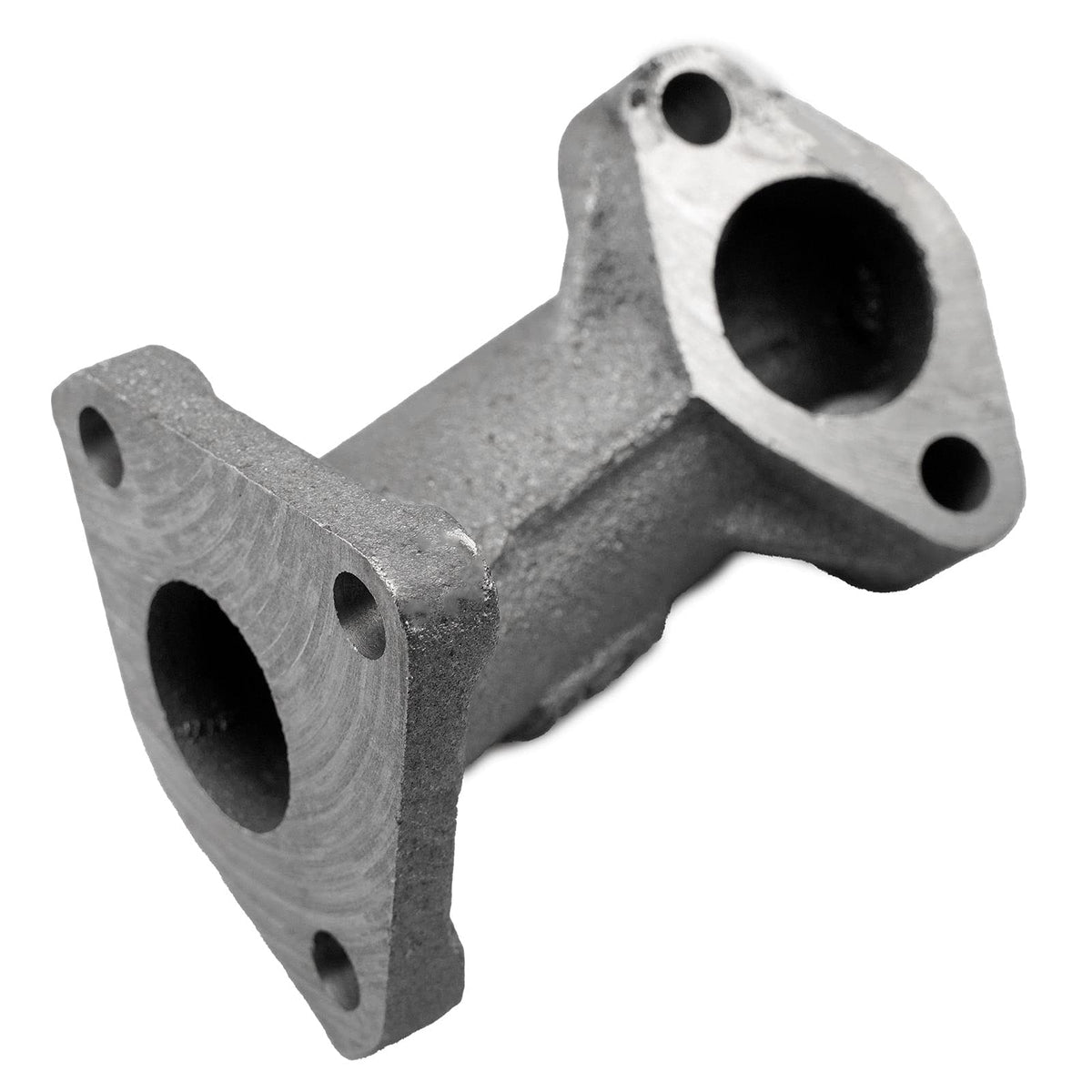HZ exhaust pipe detail highlighting durable flange and correct fit