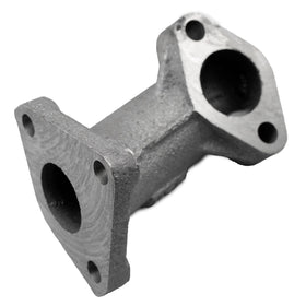 HZ exhaust pipe detail highlighting durable flange and correct fit