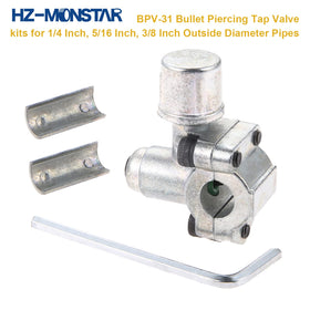 HZ-MONSTAR hex key with adapters laid out to show included installation tools for fast hookups