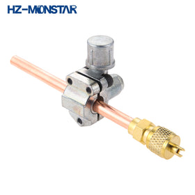 HZ-MONSTAR valve closeup of threaded body showing corrosion-resistant finish for long service life