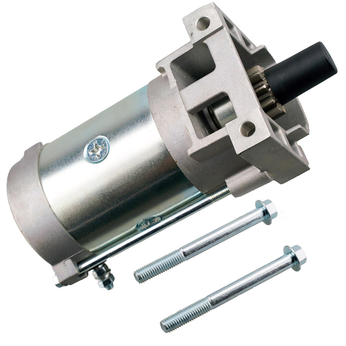 HZ starter front view showing housing and mounting flanges for easy replacement