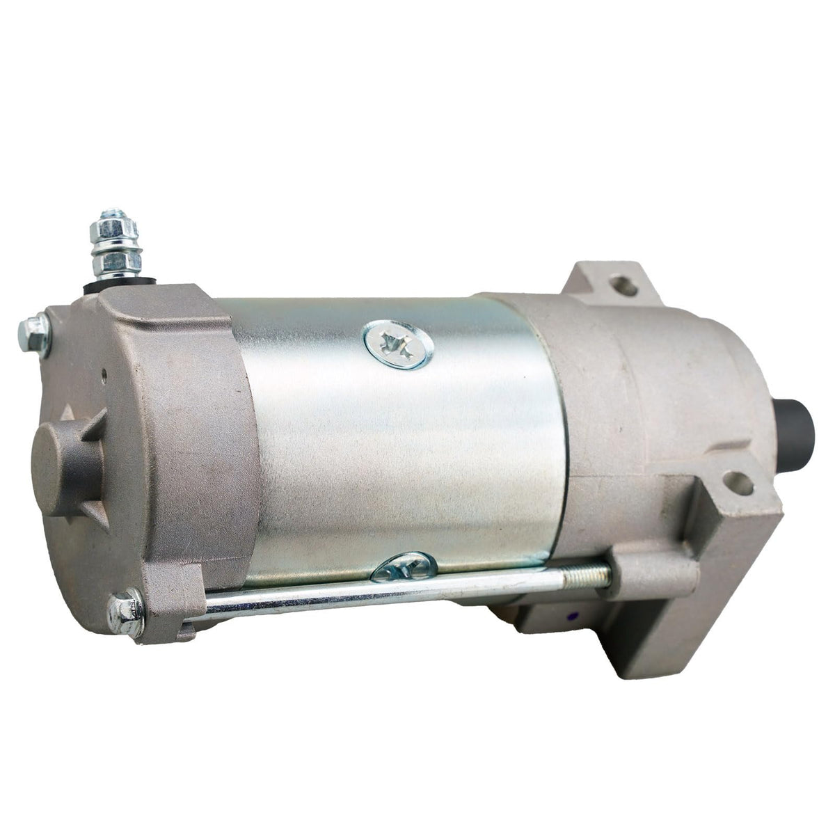 HZ starter close-up of mounting bolt holes showing accurate fit and durability