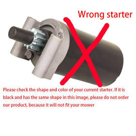 HZ starter electrical connector view with robust terminals for reliable starts