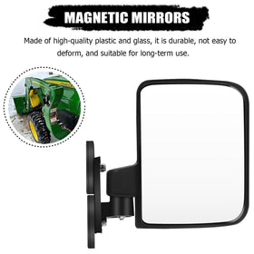 HZEL mirror glass reflecting surroundings to show wide field of view benefit