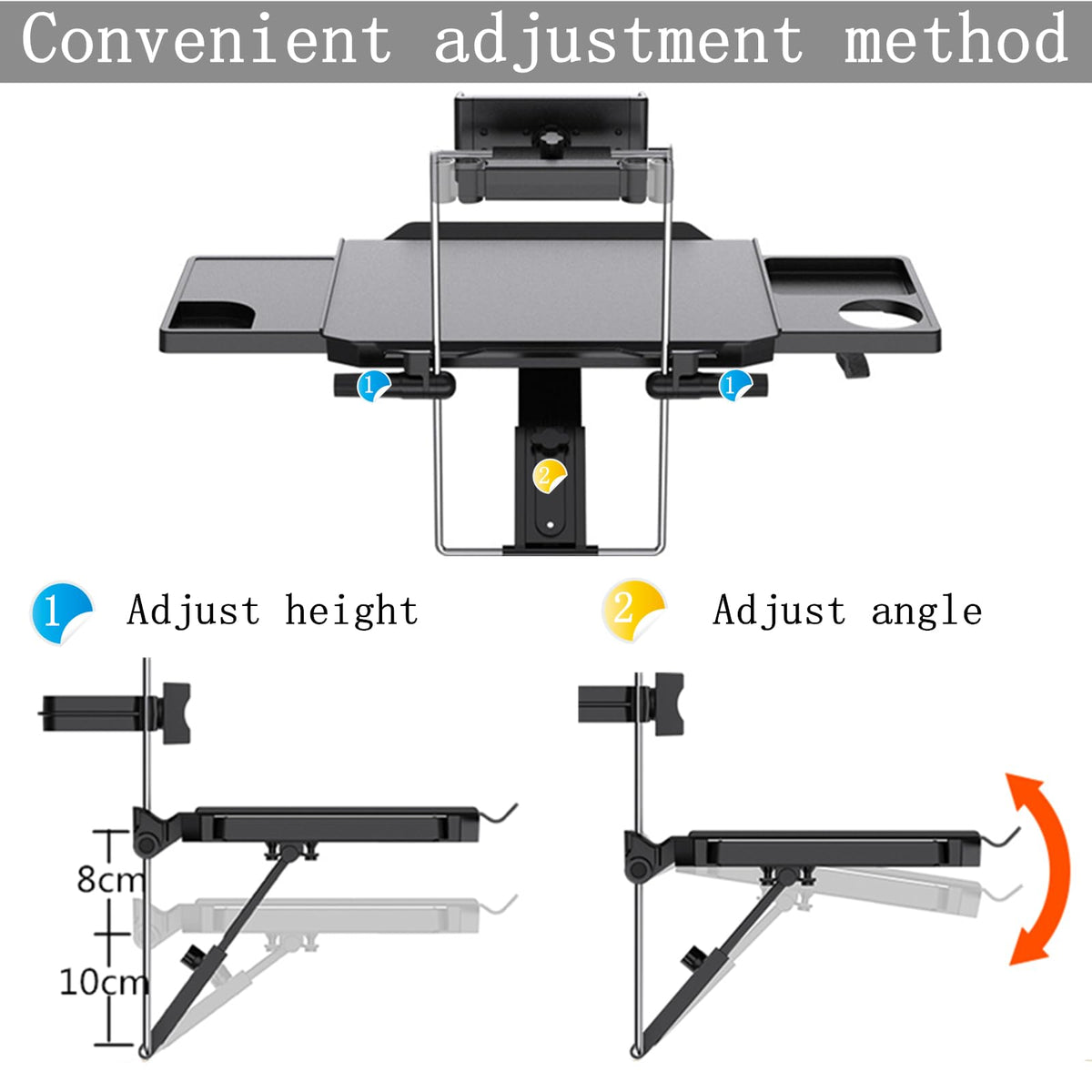 HZGAMER wipe-clean ABS surface detail with spill being wiped, highlights easy maintenance