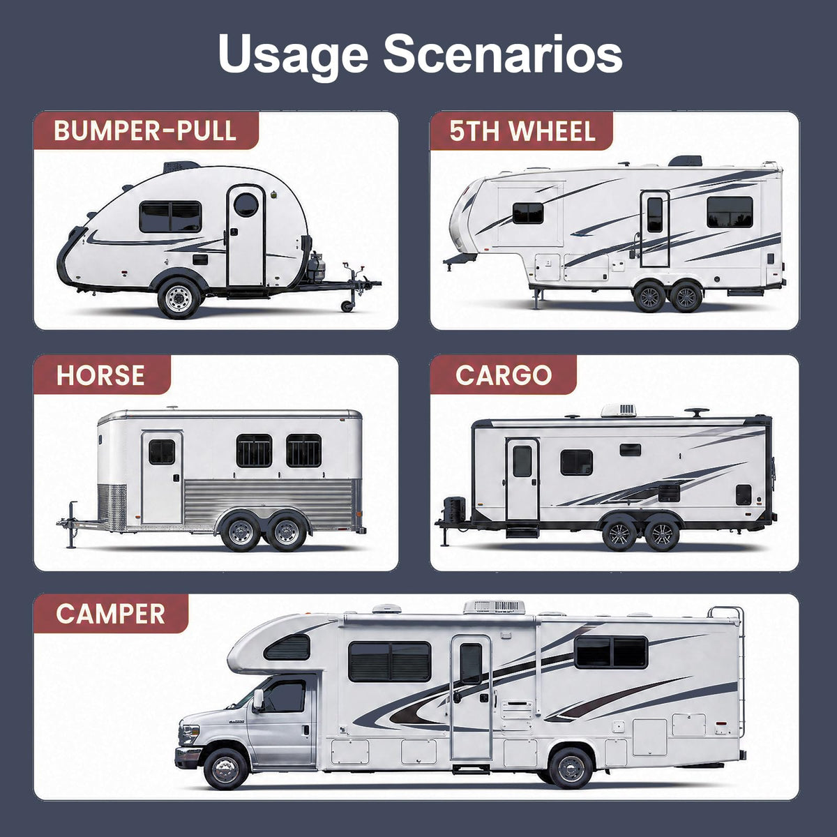 HZRVTECH lifestyle camper entry scene showing convenience and security