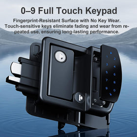 HZRVTECH metal housing detail showing zinc-alloy strength and longevity