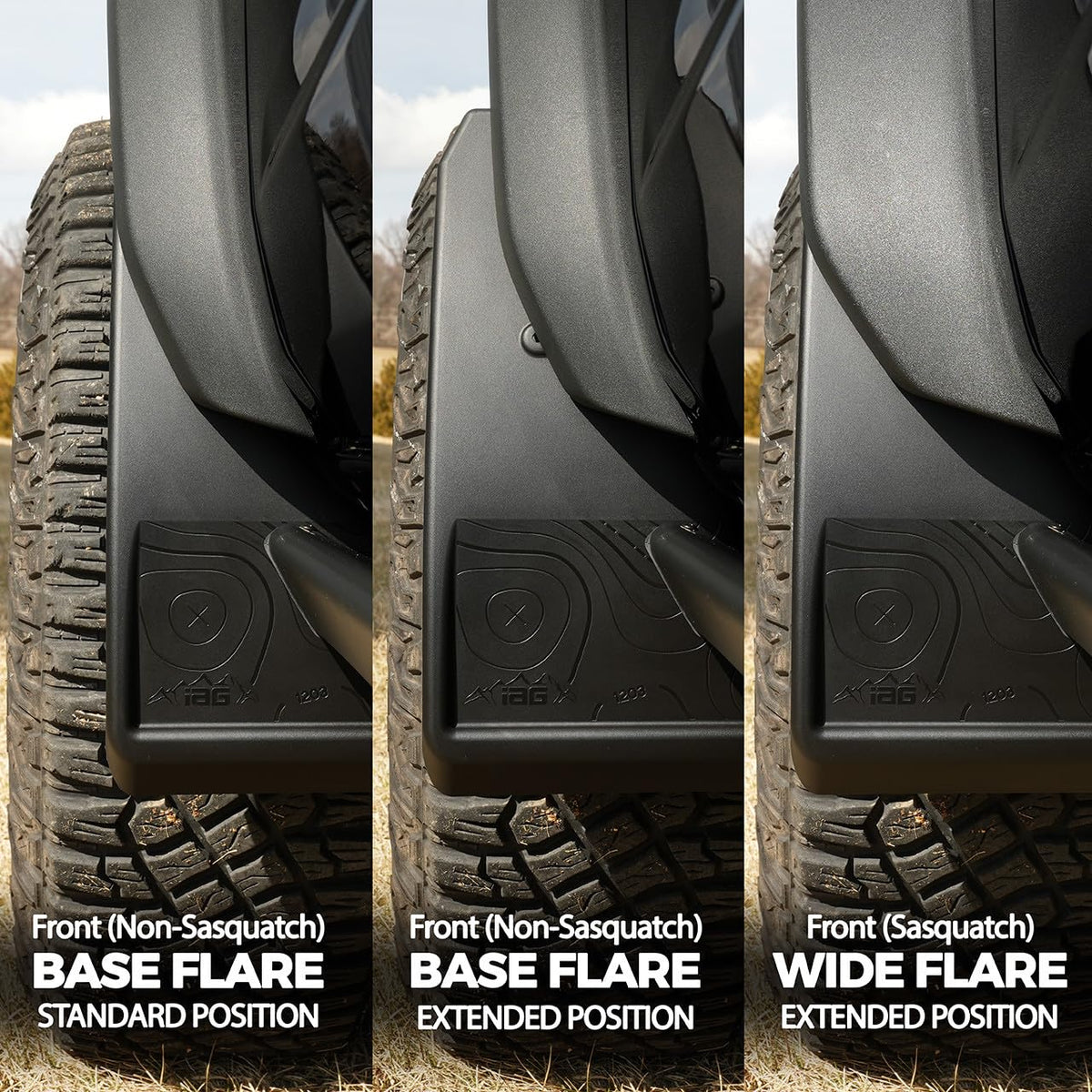 IAG Trail Shield black powder-coated bracket close-up showing corrosion resistance