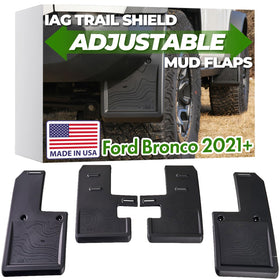 IAG Trail Shield front left flap showing protective coverage and clean fit