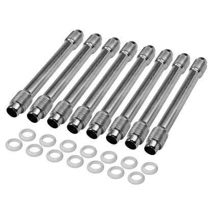 IAP Performance push rod tubes front view showing fit and leak protection