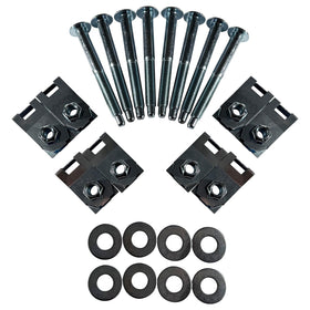 IBESTWOLF bolts laid out from above showing quantity and consistent sizing for replacement