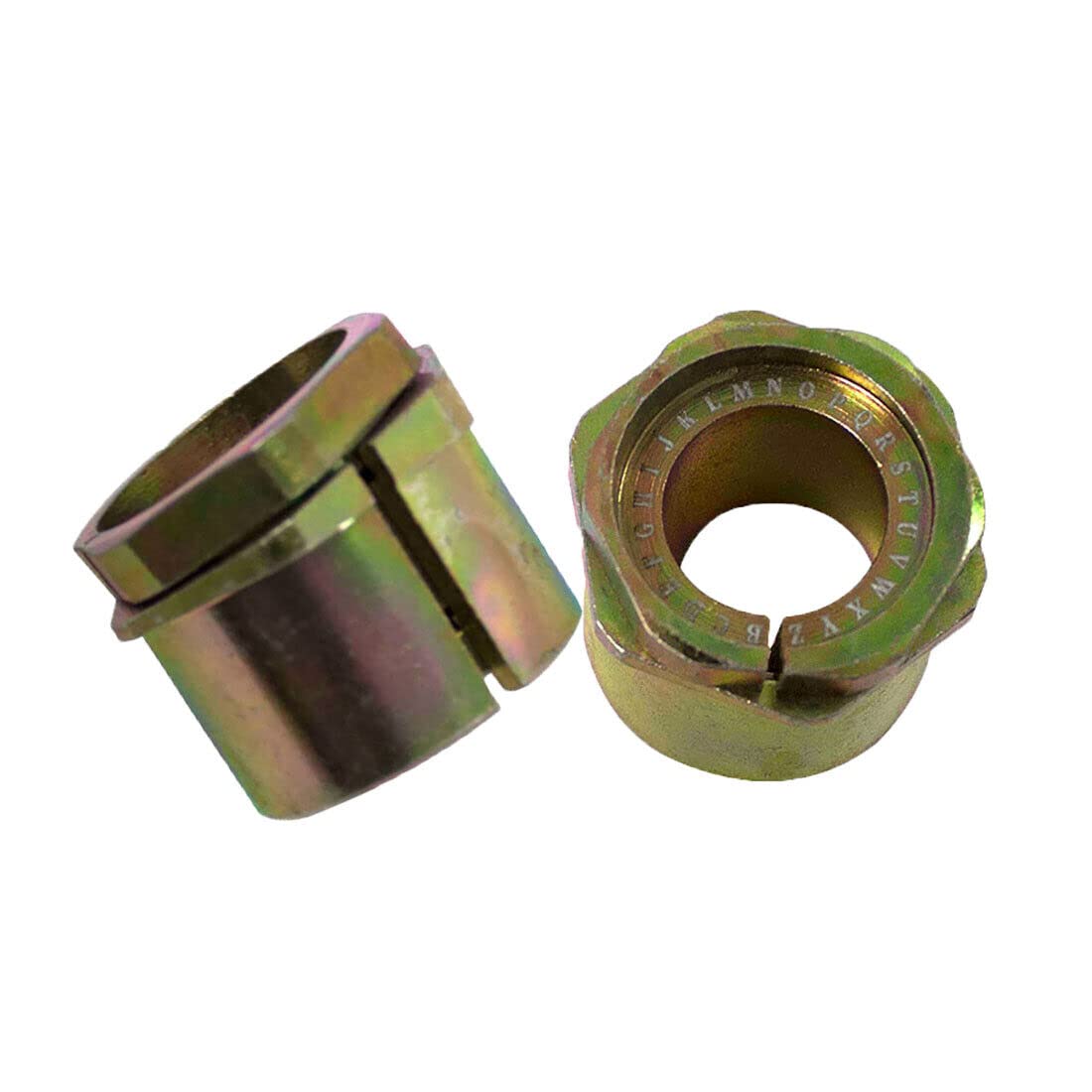 IBESTWOLF bushing installed on control arm demonstrating alignment correction