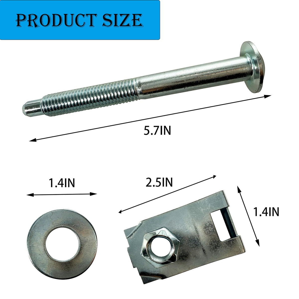 IBESTWOLF close-up of bolt threads revealing durable machining for reliable fit