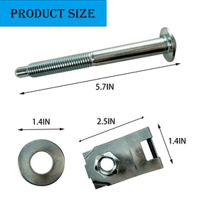 IBESTWOLF close-up of bolt threads revealing durable machining for reliable fit
