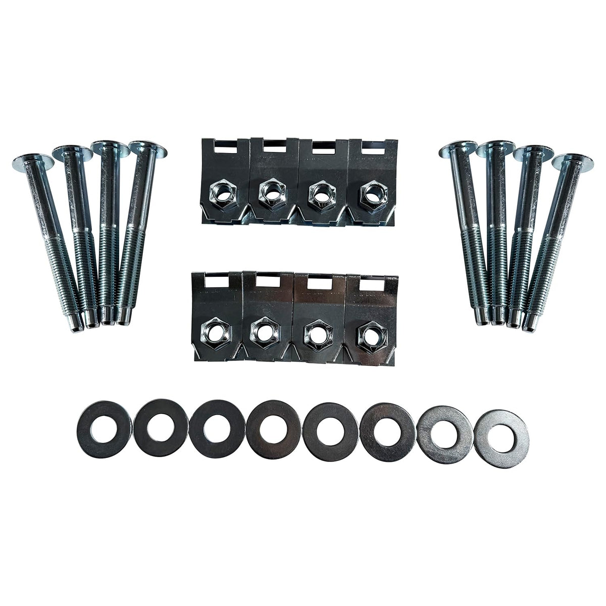 IBESTWOLF hardware kit being installed in a garage lifestyle shot showing practical use