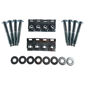 IBESTWOLF hardware kit being installed in a garage lifestyle shot showing practical use