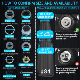 iBroPrat close-up of L68149 and L44649 bearings showing precision finish