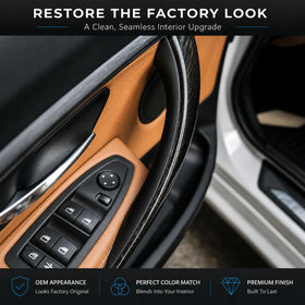 iCarPro interior shot showing refreshed door handle enhancing cabin appearance benefit