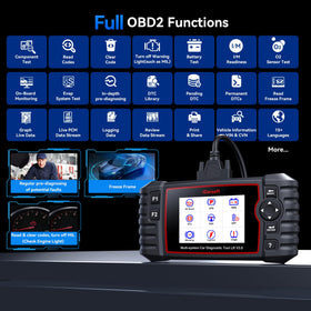 iCarsoft LR V3.0 service menu closeup showing 36 resets, brand simplifies maintenance tasks