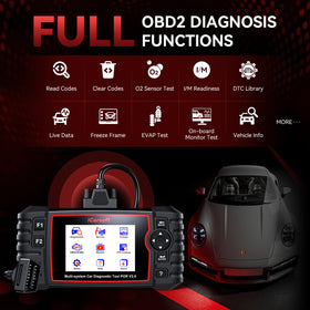 iCarsoft POR V3.0 being used on a BMW to perform system diagnostics benefit