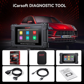 iCarsoft POR V4.0 packaging with accessories for immediate out‑of‑box use