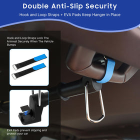 IceFun detail of hook-and-loop strap securing bar for stability