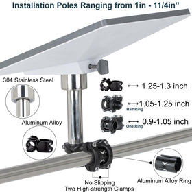 icilvnx Starlink Mini mounted on RV roof rack for reliable signal