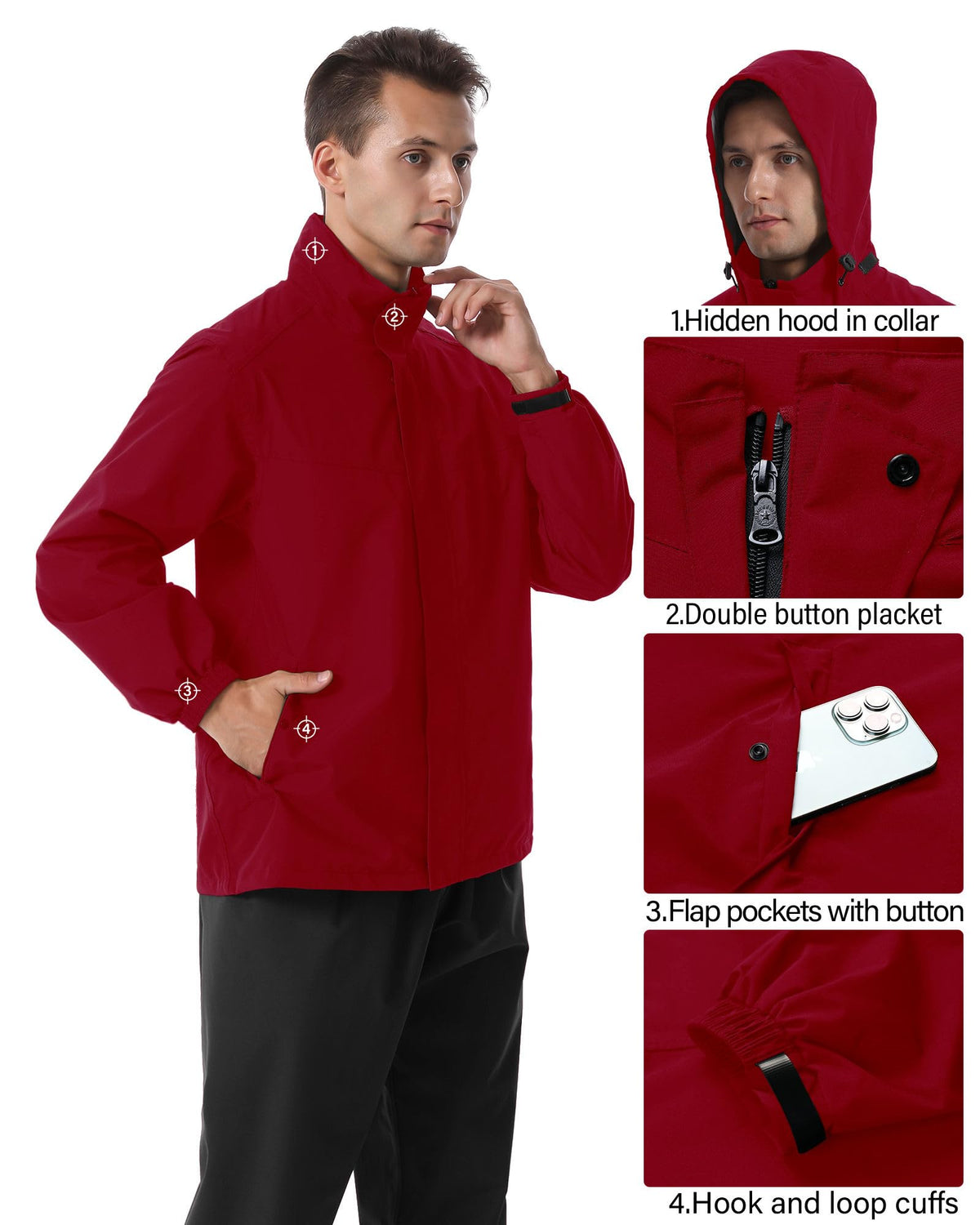 iCreek close-up of waterproof fabric and sealed seam highlighting durability and wet-weather defense