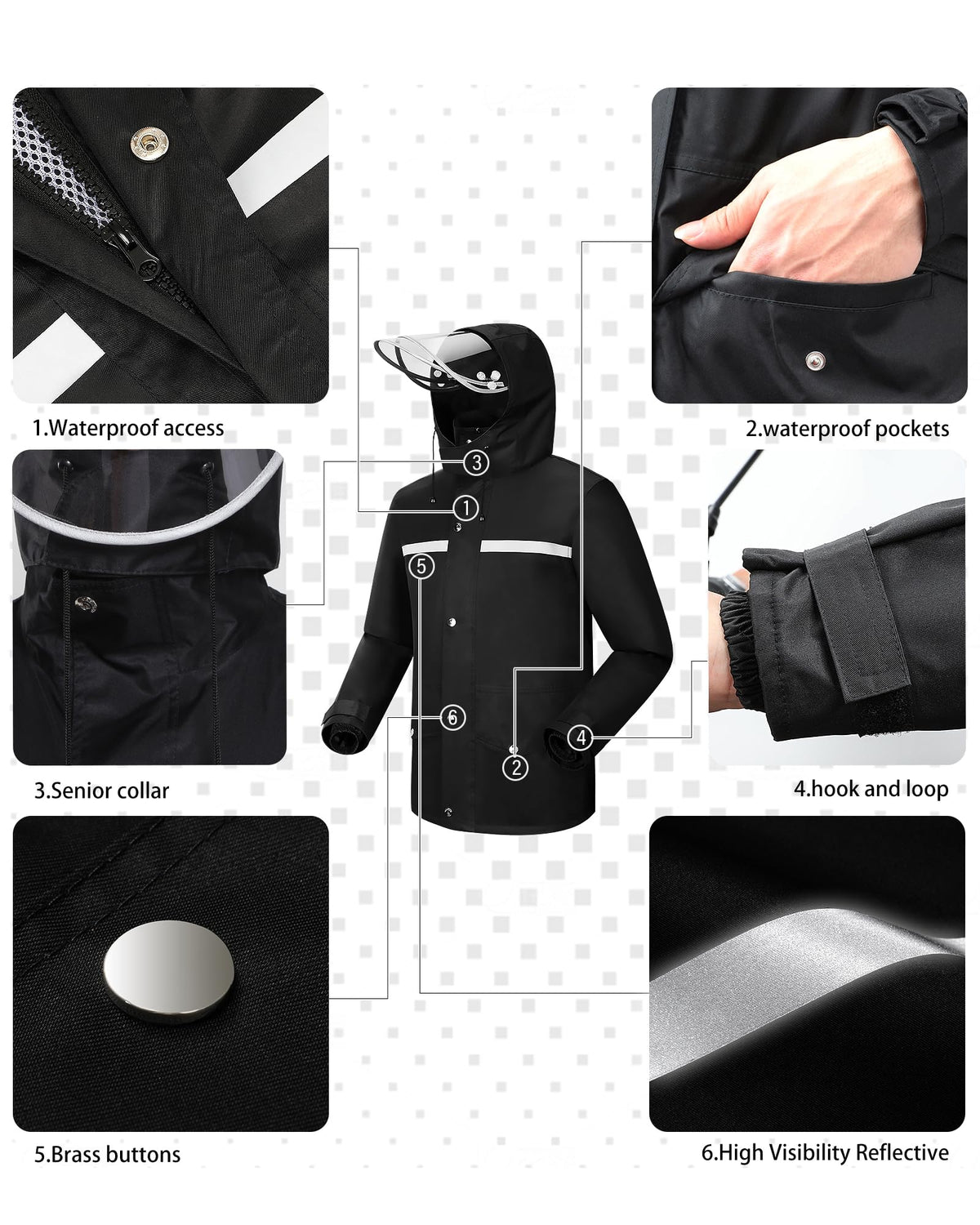 iCreek 240T nano polyester fabric closeup showing waterproof texture benefit