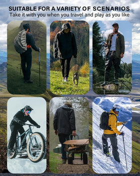 iCreek commuter wearing set providing dry comfortable mobility