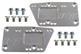 ICT Billet rear profile of plate illustrating hole pattern and sturdy design