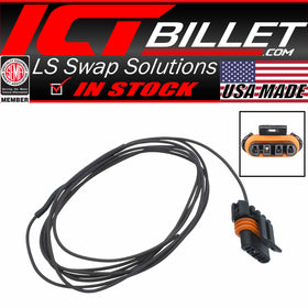 ICT Billet long TXL wiring laid out to show 96-inch length advantage