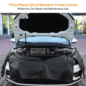 ICWEIMEI left and right side mats laid flat covering fenders