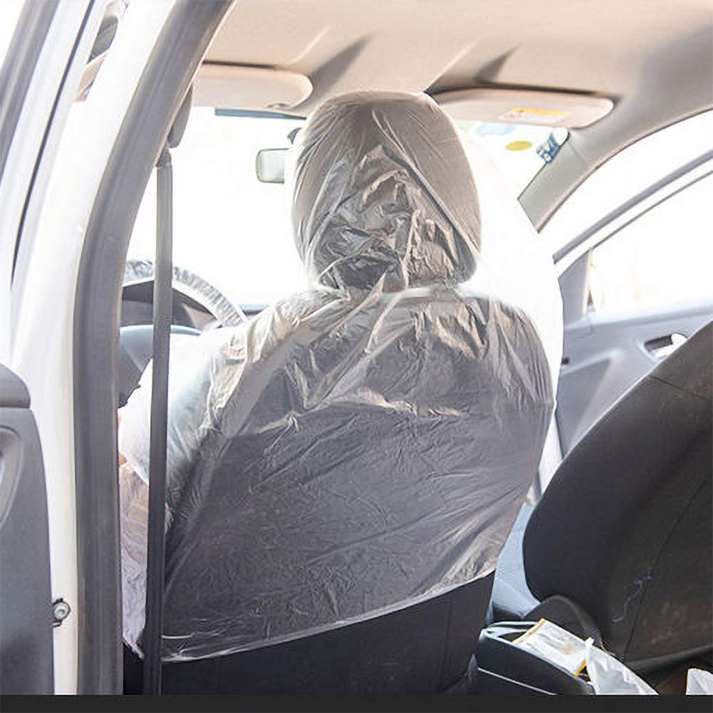 ICWEIMEI seat cover protecting upholstery after rain demonstrating dryness benefit