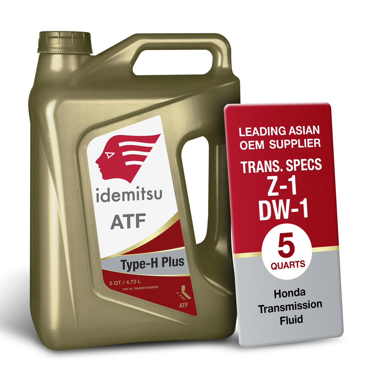 Idemitsu ATF Type H-Plus front label showing product identity and benefits