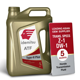 Idemitsu ATF Type H-Plus front label showing product identity and benefits