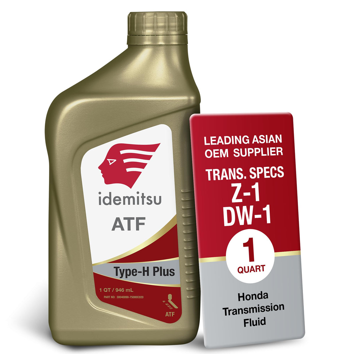 Idemitsu ATF Type H-Plus front label showing product identification and benefits