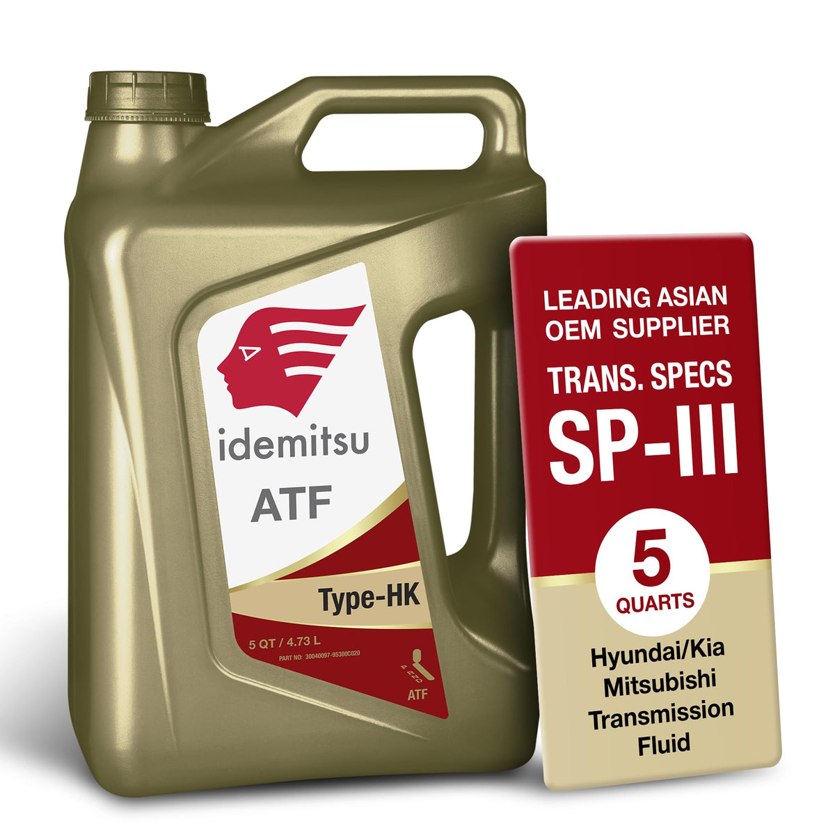 Idemitsu ATF Type HK front label showing product name and benefits