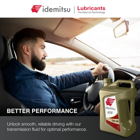 Idemitsu ATF Type HK in workshop setting supporting efficient vehicle maintenance