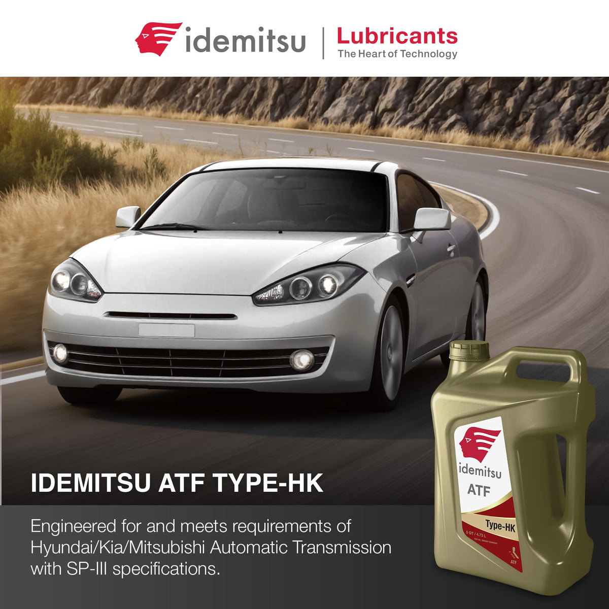 Idemitsu ATF Type HK pour spout for precise refills and clean handling