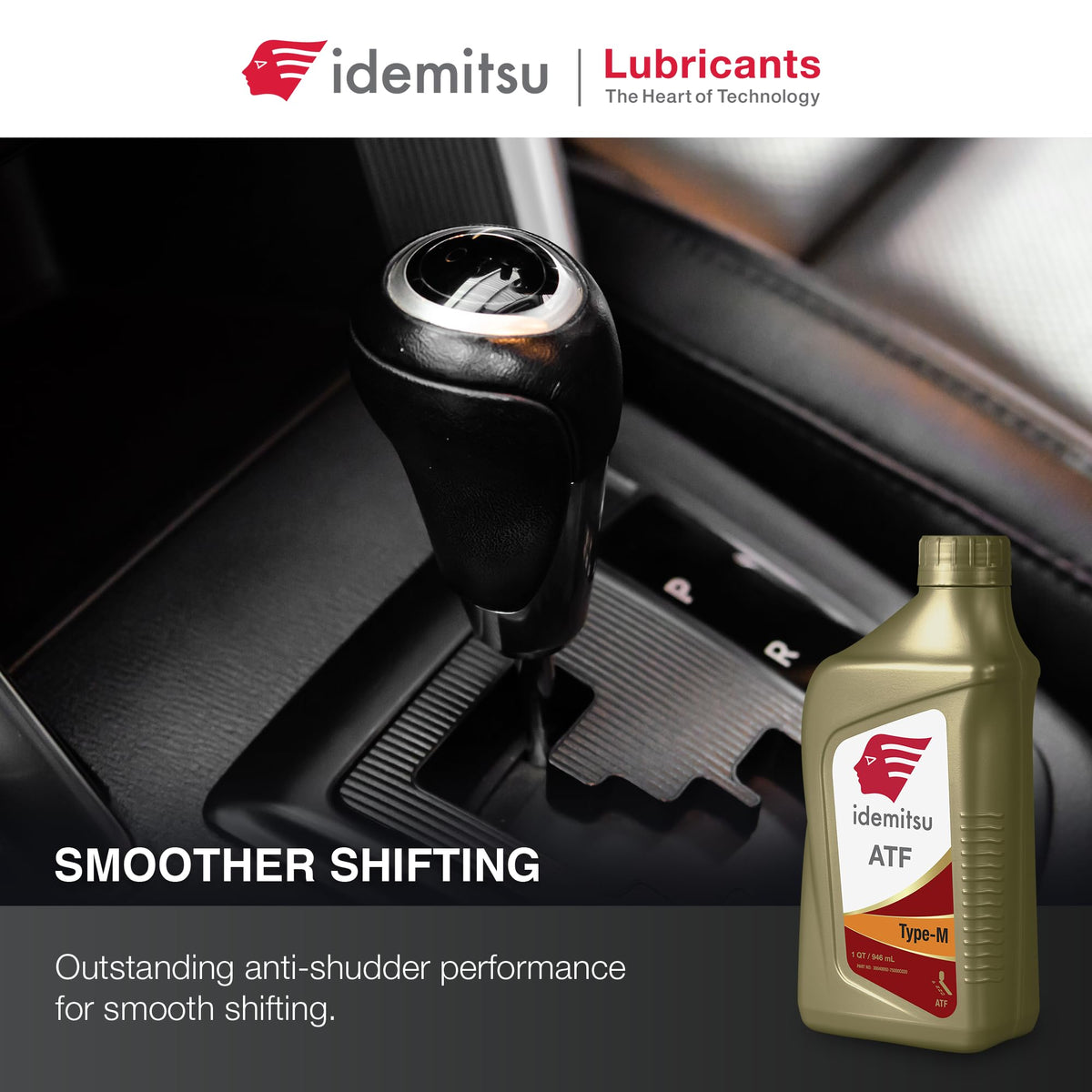 Idemitsu pouring ATF closeup demonstrating smooth flow and control