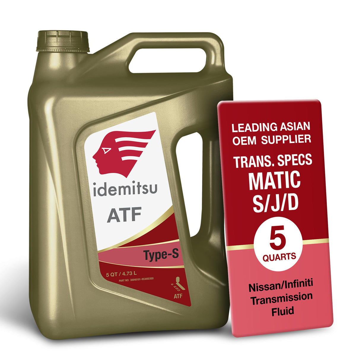 Idemitsu ATF Type S front label showing product and benefit of correct specification