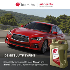 Idemitsu ATF Type S pour spout demonstrating easy refills and mess-free pouring