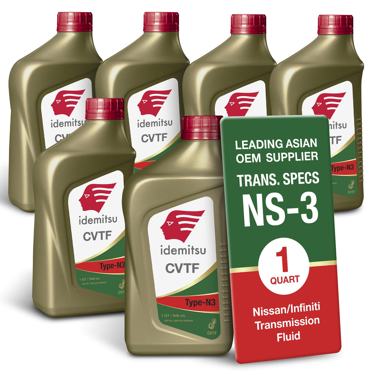 Idemitsu front bottle view showing product and NS-3 compatibility benefit