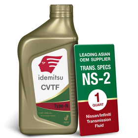 Idemitsu front bottle showing product offering reliable CVT anti-shudder protection