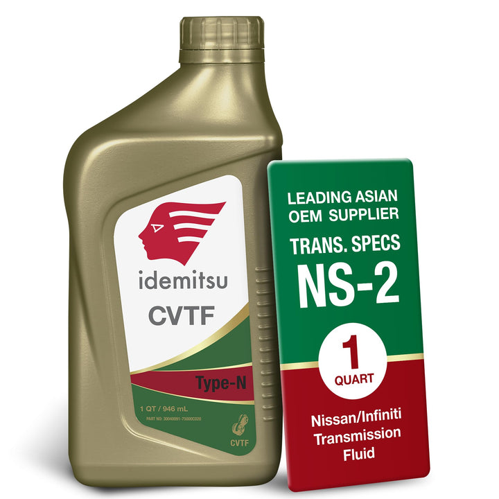 Idemitsu front bottle showing product offering reliable CVT anti-shudder protection