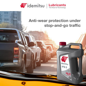 Idemitsu IFG3 under-hood application illustrating engine protection benefit