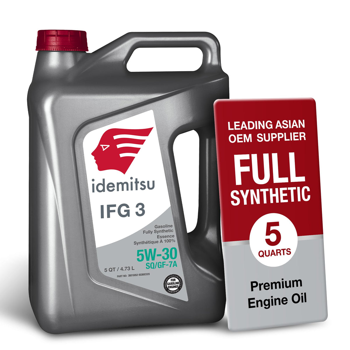 Idemitsu IFG3 front label showing product name and benefits for quick identification