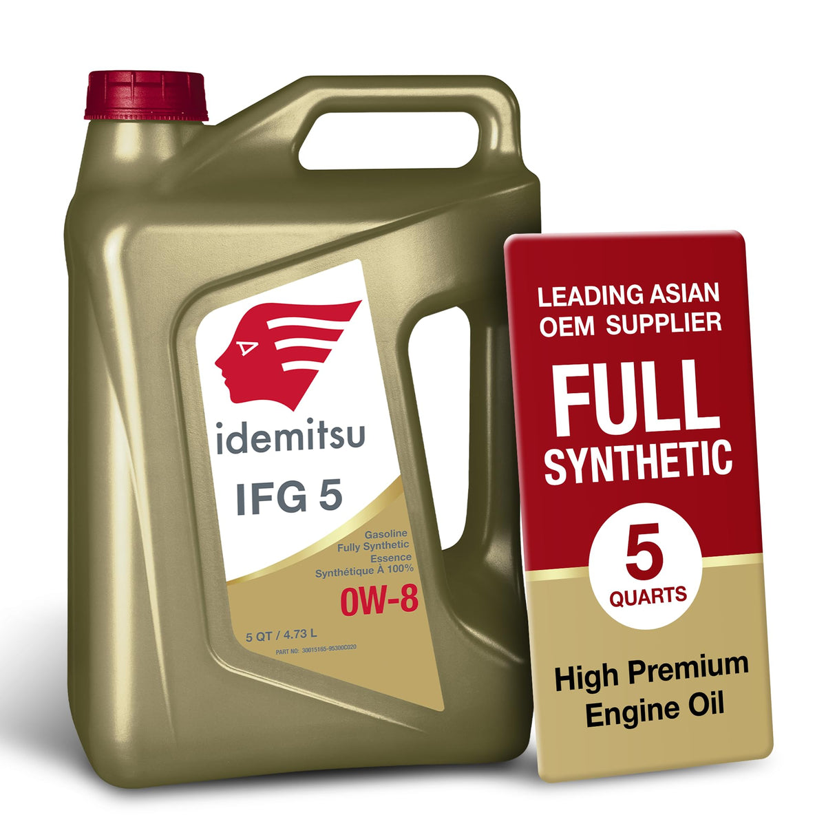 Idemitsu IFG 5 front jug showing product packaging and clear identification benefit