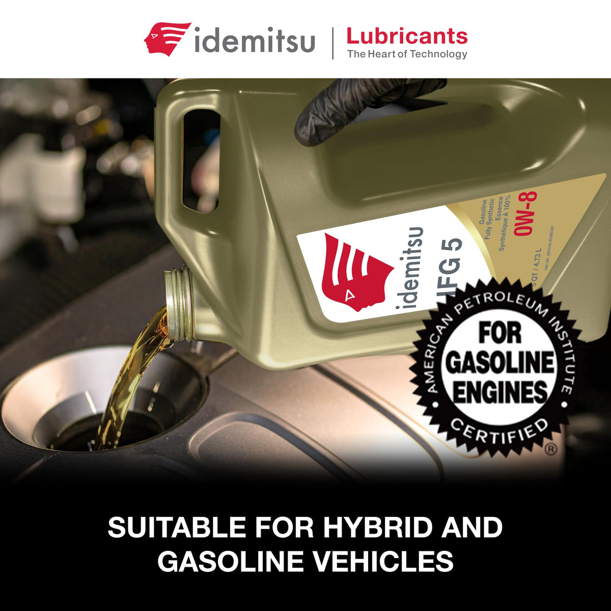 Idemitsu IFG 5 in a garage lifestyle scene showing practical use benefit